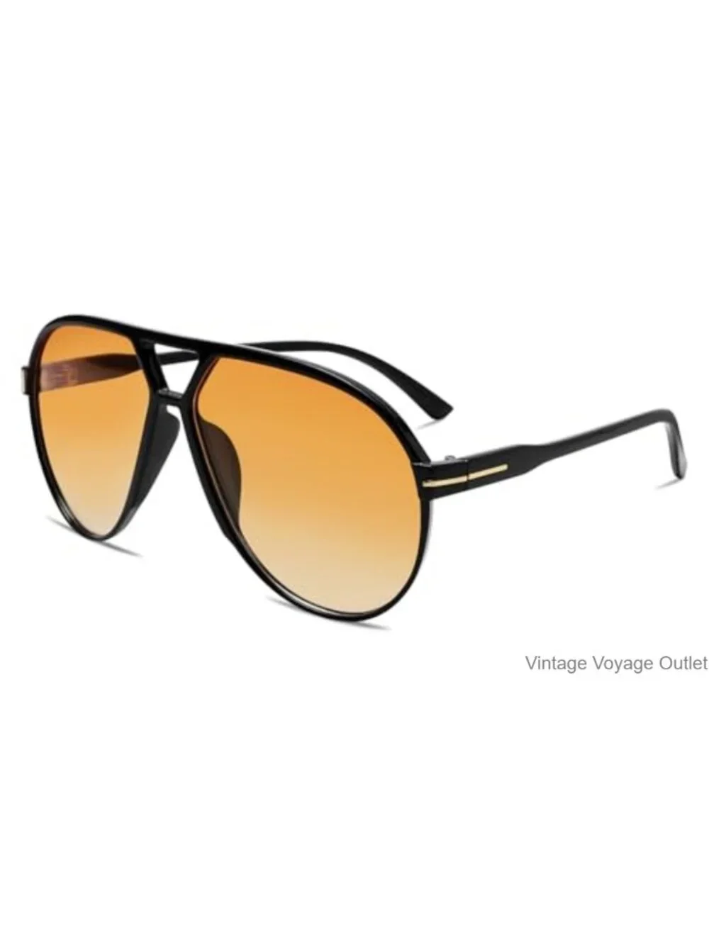 Retro Aviator Sunglasses Oversized Square UV400 Protection Lightweight For